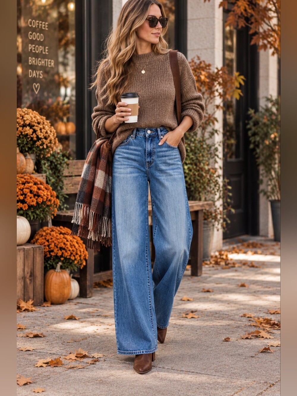 RISEN Women's Wide Leg Jeans Baggy Slouchy Stretch Relaxed High Rise Various NEW